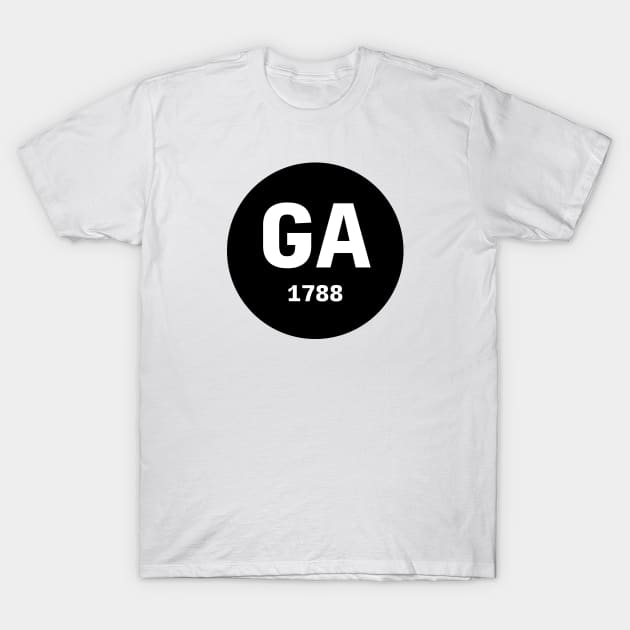 Georgia | GA 1788 T-Shirt by KodeLiMe